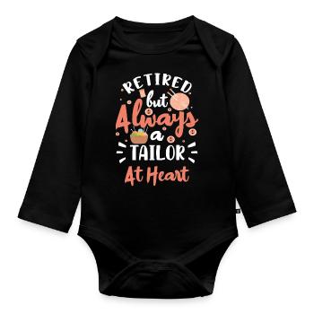 Tailor Thread Pantalon Tailor Tailor - Body Bébé bio manches longues - noir - Devant