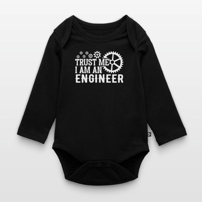 Mechanical Engineer Mechanical Engineer Profession Organic Longsleeve Baby Bodysuit