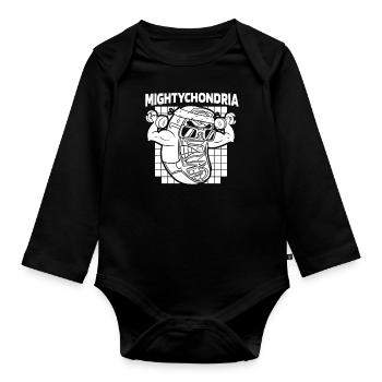 Biology Biologist Children Biology - Organic Longsleeve Baby Bodysuit - black - Front