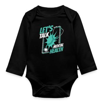 Infirmier - Body Bébé bio manches longues - noir - Devant