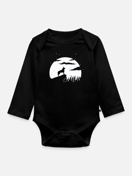 Berger de Picardie - Berger Picard - Baby Bio-Langarm-Body - Schwarz