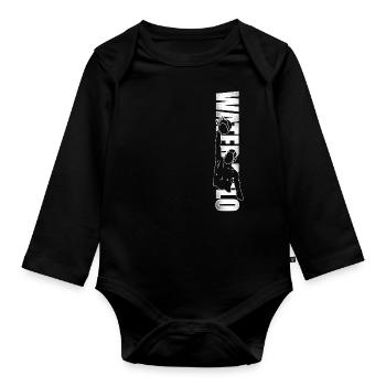 Water Polo Vintage Water Polo - Organic Longsleeve Baby Bodysuit - black - Front