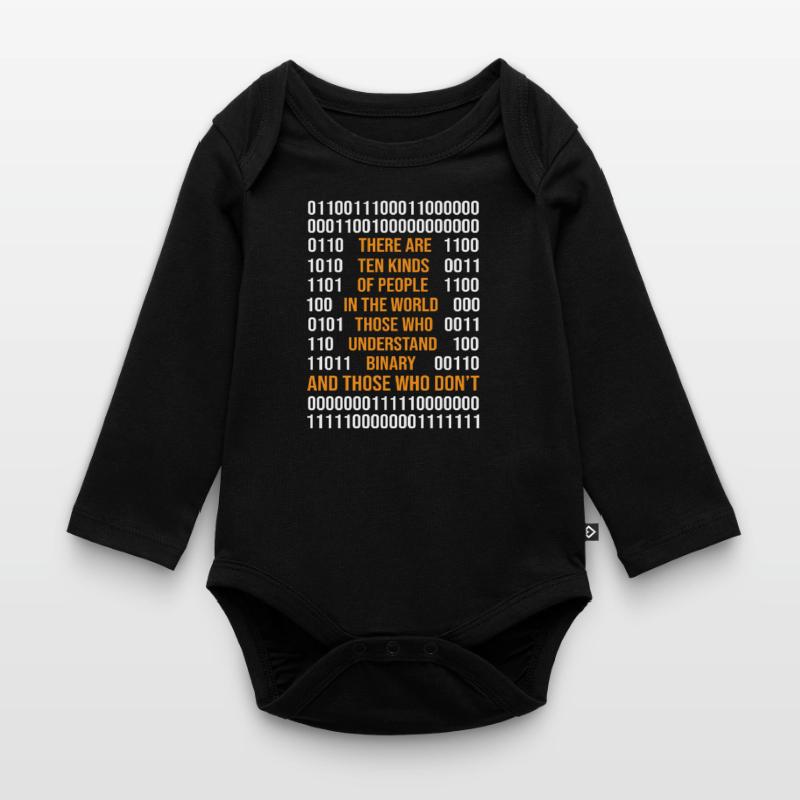 Programming Binary Code There Are 10 Kinds Of Peop Baby Bio-Langarm-Body