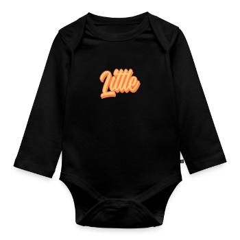 Schwester - Baby Bio-Langarm-Body - Schwarz - Vorne