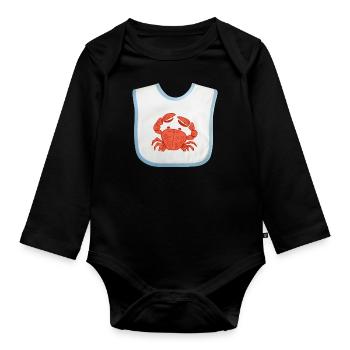 Alaska Gift Enfants Hommes Femmes USA Nature Crème glacée - Body Bébé bio manches longues - noir - Devant