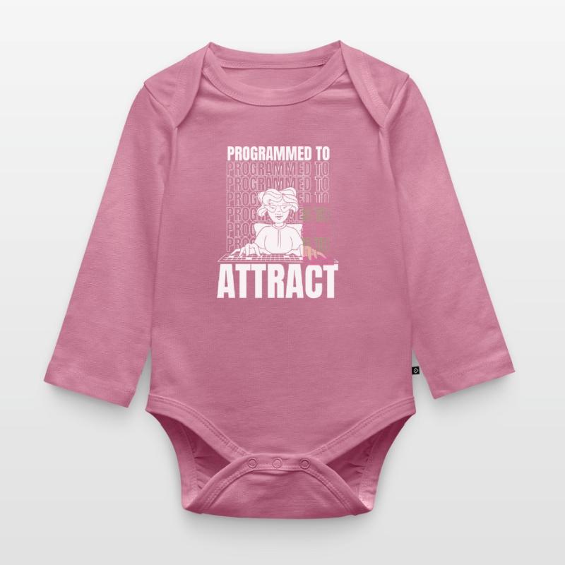 Developer Coder Programmer Funny Organic Longsleeve Baby Bodysuit