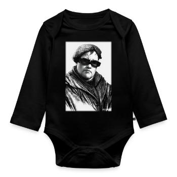 Martin Luther Sunglasses Religion Church - Body Bébé bio manches longues - noir - Devant