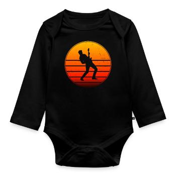 classical guitar E-gitarre Gitarrenspieler - Baby Bio-Langarm-Body - Schwarz - Vorne