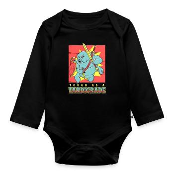 Tardigrade - Body Bébé bio manches longues - noir - Devant