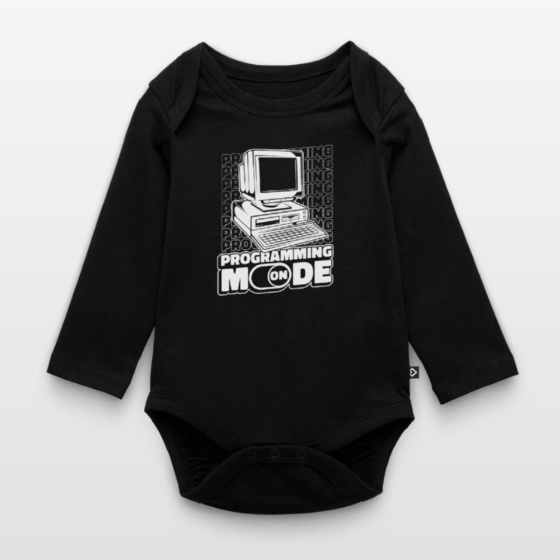 Développeur Coder Programmeur Mode Body Bébé bio manches longues
