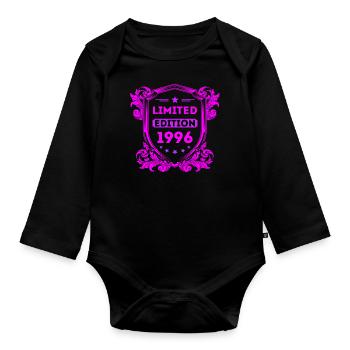1996 - Baby Bio-Langarm-Body - Schwarz - Vorne
