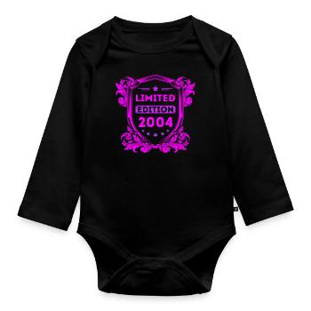 2004 - Baby Bio-Langarm-Body - Schwarz - Vorne