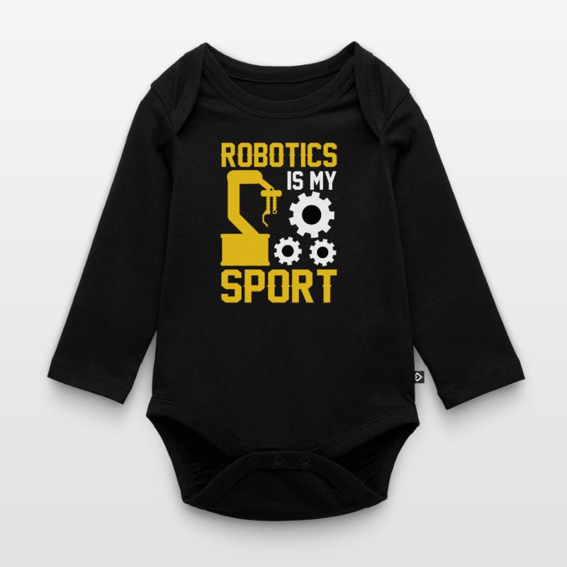 Robot Programmer Automation Technician Organic Longsleeve Baby Bodysuit