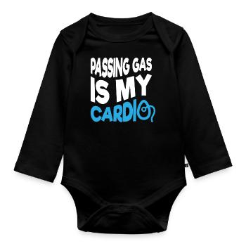 Anesthesiologist, Anesthesiology - Organic Longsleeve Baby Bodysuit - black - Front