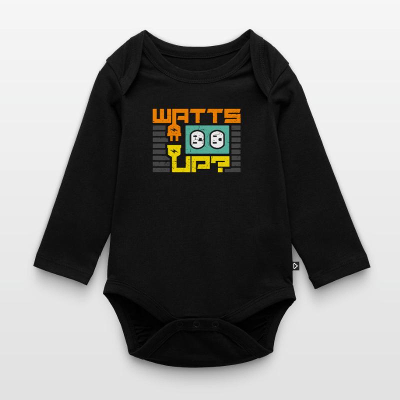 Electrical Engineering Watts Up Lineman Engineer Baby Bio-Langarm-Body