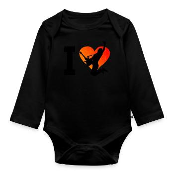 classical guitar electronic guitar Gitarrenspieler - Baby Bio-Langarm-Body - Schwarz - Vorne