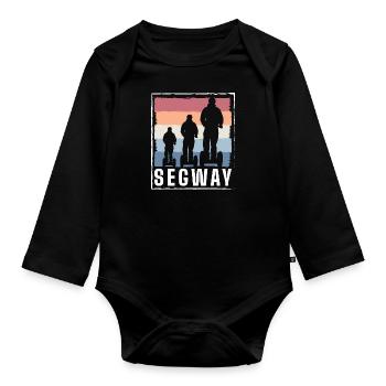 Activités de Scooter Segway Tour E-Scooter - Body Bébé bio manches longues - noir - Devant