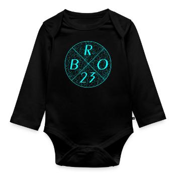 Bro 23 bro 23 - Baby Bio-Langarm-Body - Schwarz - Vorne