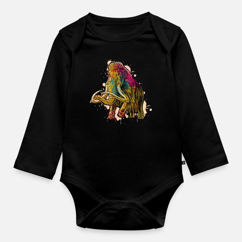 Mammut - Baby Bio-Langarm-Body - Schwarz