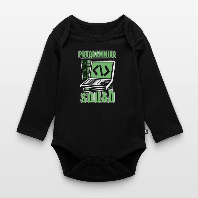 Programming Squad Softwareentwickler Developer Baby Bio-Langarm-Body