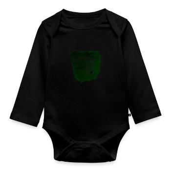 Highland Cattle Highland Cattle Highland Cattle Cow - Body Bébé bio manches longues - noir - Devant