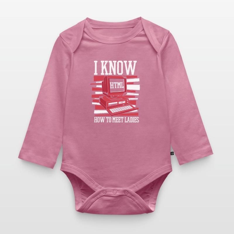 Je sais chaud pour rencontrer des dames Developer Coder Body Bébé bio manches longues