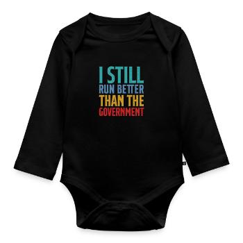 Amputation Amputation Prosthesis Gift - Organic Longsleeve Baby Bodysuit - black - Front