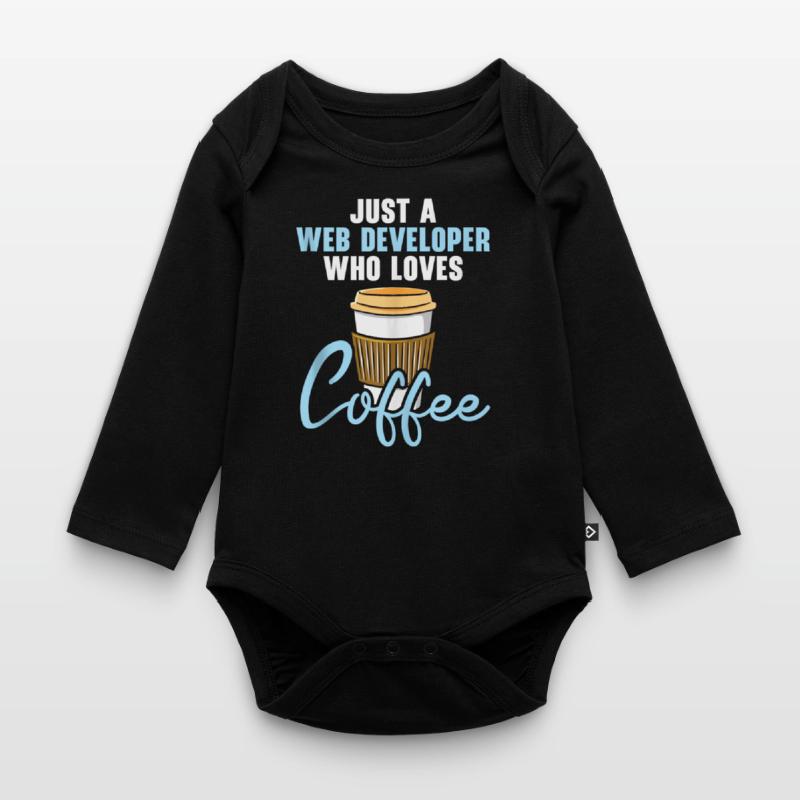 Website Development Coffee Web Developer Programme Baby Bio-Langarm-Body