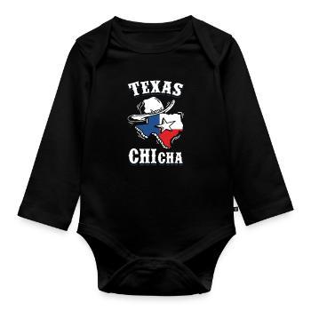Texas - Body Bébé bio manches longues - noir - Devant
