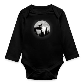 Accessoires pour chiens Terrier Propriétaires de chiens - Body Bébé bio manches longues - noir - Devant