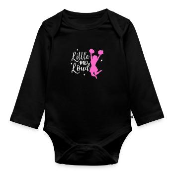 Cheerleader - Body Bébé bio manches longues - noir - Devant