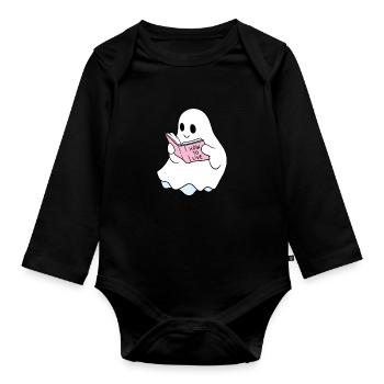 Humour - Body Bébé bio manches longues - noir - Devant