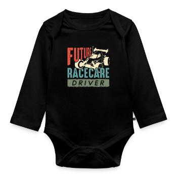 RC Model Racing Future Racecare Driver Model Maker - Organic Longsleeve Baby Bodysuit - black - Front