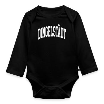 Dingelstädt - Baby Bio-Langarm-Body - Schwarz - Vorne