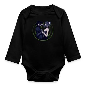 Creepy Love - Pest Maske - Baby Bio-Langarm-Body - Schwarz - Vorne