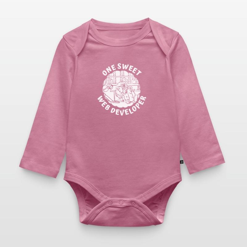 Web Developer Web Developer Organic Longsleeve Baby Bodysuit