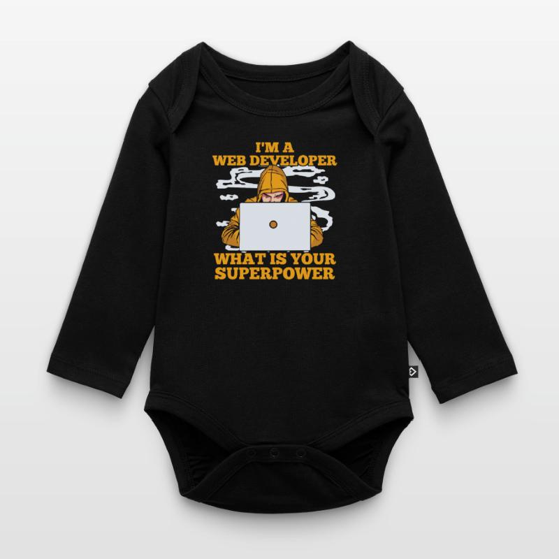 Web Developer Web Developer Zool Organic Longsleeve Baby Bodysuit