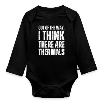 Je crois qu’il y a des marins thermiques rc - Body Bébé bio manches longues - noir - Devant