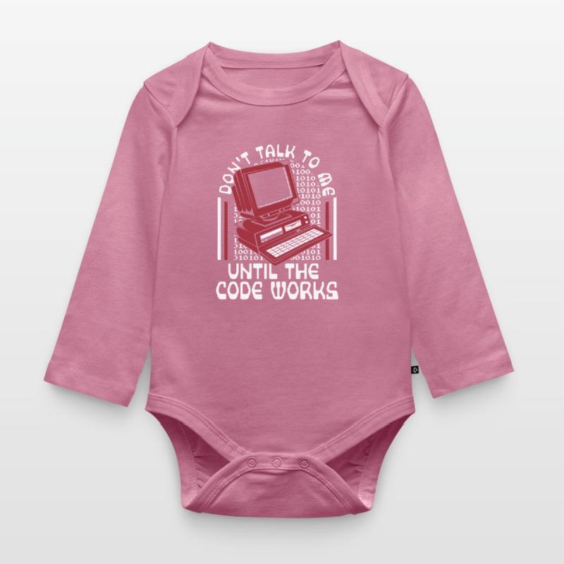 Until The Code Works Softwareingenieur Coder Baby Bio-Langarm-Body