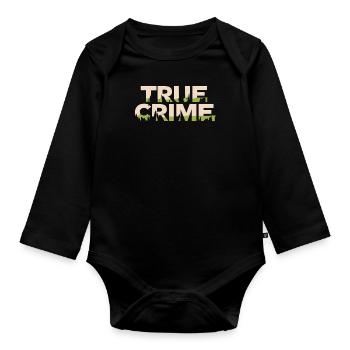 True Crime Podcast Obsessed Fest - Body Bébé bio manches longues - noir - Devant