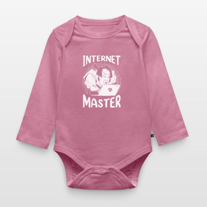 Web Developer Web Developer Organic Longsleeve Baby Bodysuit