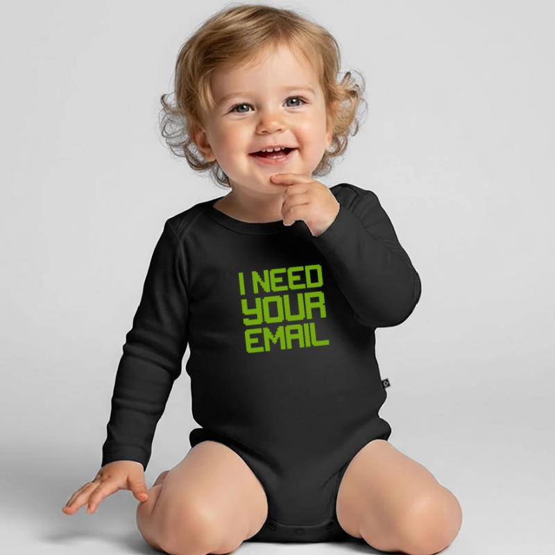 Hacker Coder Computerfreak Nerd Hacking Geschenk Baby Bio-Langarm-Body