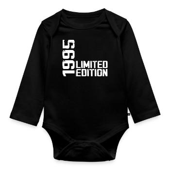 Legendary Since 1995 Birthday Gift 1995 - Organic Longsleeve Baby Bodysuit - black - Front