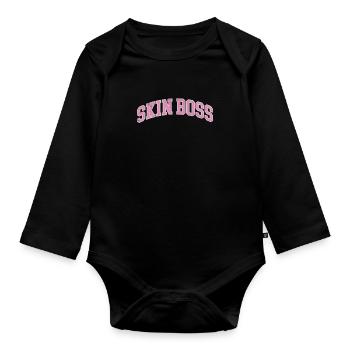 Kosmetikerin - Baby Bio-Langarm-Body - Schwarz - Vorne