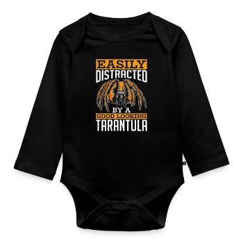 Tarantulas Easily Distracted By Tarantula Breeder - Baby Bio-Langarm-Body - Schwarz - Vorne
