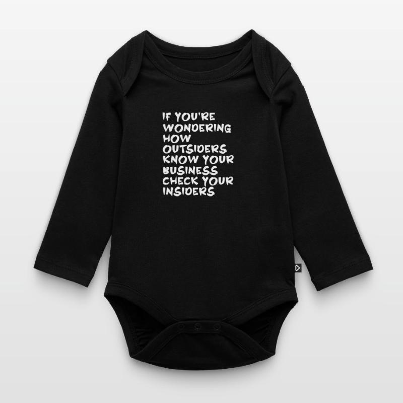 Hacker Coder Computer Hacking Gift Organic Longsleeve Baby Bodysuit