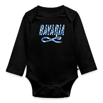 Bavaria - Baby Bio-Langarm-Body - Schwarz - Vorne