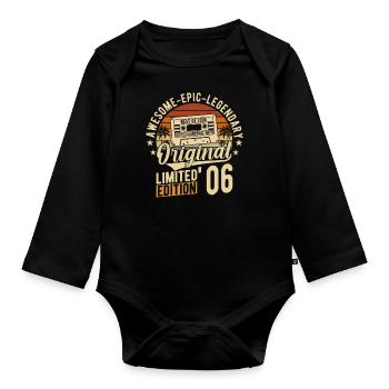 Legendary 2006 - Organic Longsleeve Baby Bodysuit - black - Front