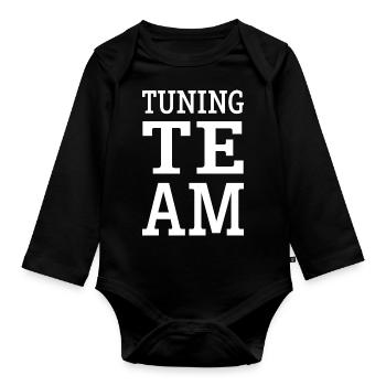 Tuning Team Tuner - Body Bébé bio manches longues - noir - Devant