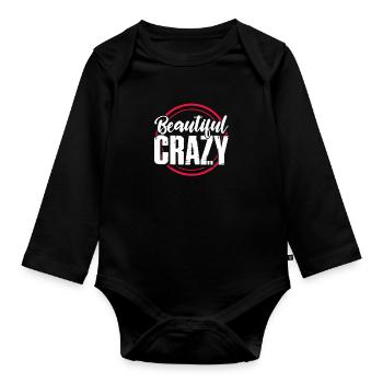 Cadeau de musique country country music - Body Bébé bio manches longues - noir - Devant